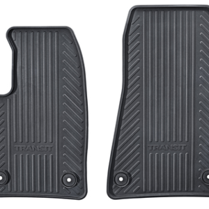 Tepih, spredaj gumiran, črn